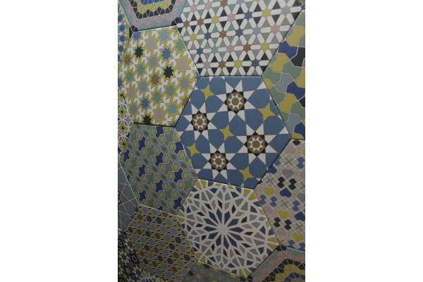 Керамогранит Codicer Hexagon Kasbah Mix Colors 22x25