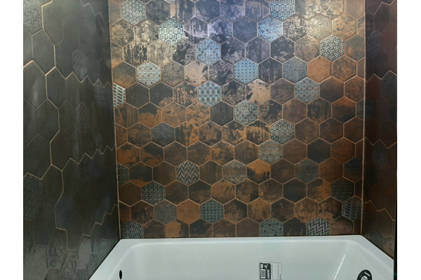 Керамогранит El Molino Hive Bronce 45,5x90