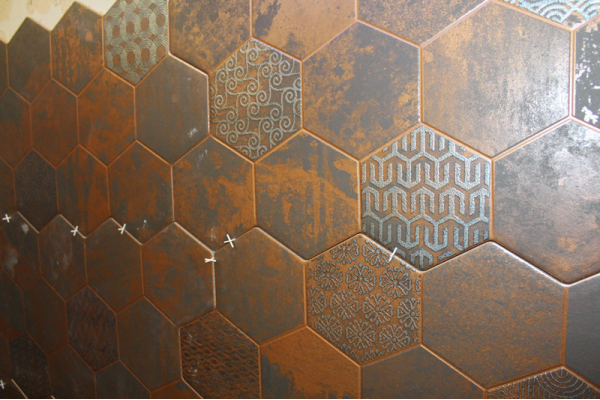 Керамогранит El Molino Hive Bronce 45,5x90