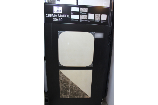 Плитка Click Crema Marfil Brillo RELV 30x60