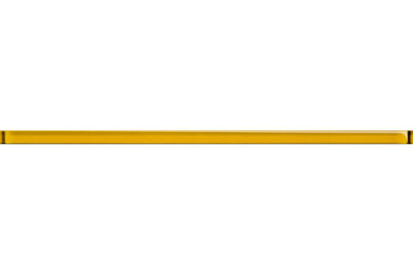 Бордюр Universal Glass желтый 4,8х60