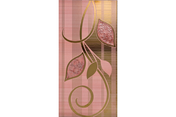 Декор Lena rosa 25х50