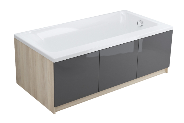 Модуль для ванны SMART 170, фронтальный, серый