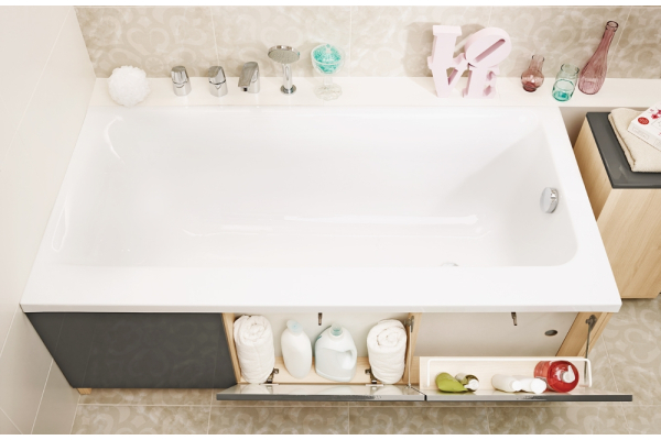 Модуль для ванны Cersanit Smart 170, белый