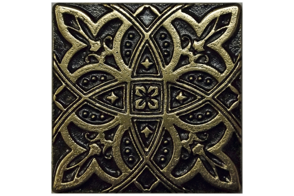 Металлическая плитка Zodiac Bronze 5х5