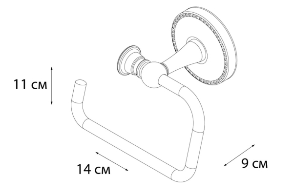Бумагодержатель без крышки FX-55010B