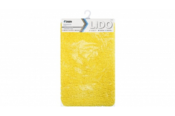 Коврик для ванной Fixsen Lido 50х80 см желтый FX-3002Y