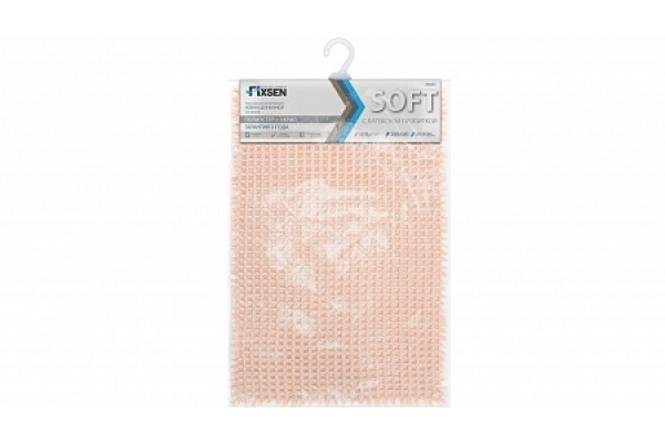 Коврик для ванной Fixsen Soft одинарный, розовый 40х60 см FX-4001B