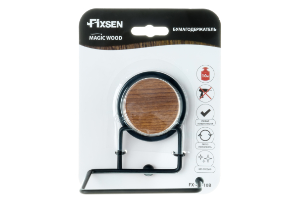 Бумагодержатель без крышки Fixsen Magic Wood FX-46010B