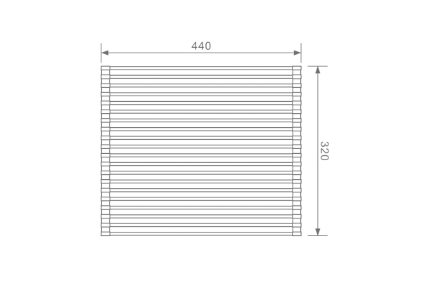 Сушилка для мойки 44х32 Raglo R731.44.09