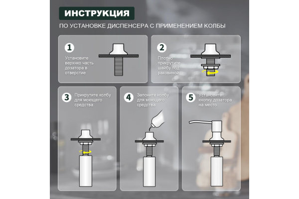Диспенсер для моющего средства Splenka S710.01.05