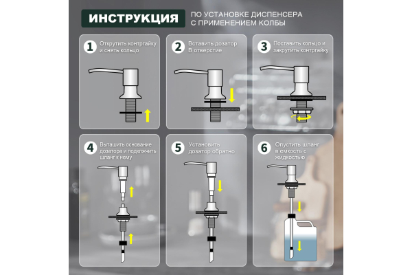 Диспенсер для моющего средства Splenka S710.01