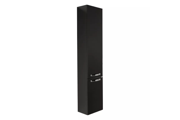 Шкаф-колонна подвесная Aquaton Ария М, черный глянцевый
