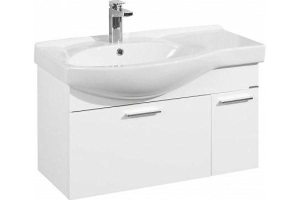 Набор Aquaton Тумба-умывальник Инди 80/ Раковина Коралл-83 правое крыло 1A1884K0ND010