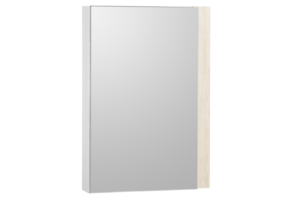Зеркальный-шкаф Aquaton Кантри 55, белый/дуб верона