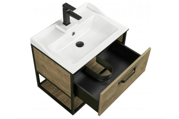 Набор Aquaton Тумба-умывальник Лофт Фабрик 65 Дуб Кантри/Раковина Фабиа 65 1A242301LTDY0