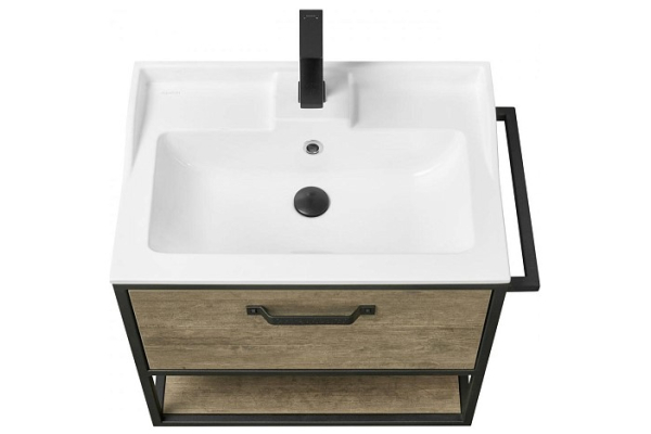 Набор Aquaton Тумба-умывальник Лофт Фабрик 65 Дуб Кантри/Раковина Фабиа 65 1A242301LTDY0