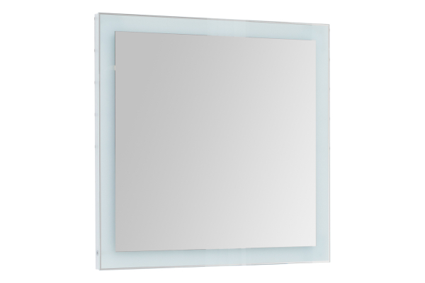 Зеркало Dreja Kvadro, 80x85 см, бесконтактный выключатель, LED-подсветка