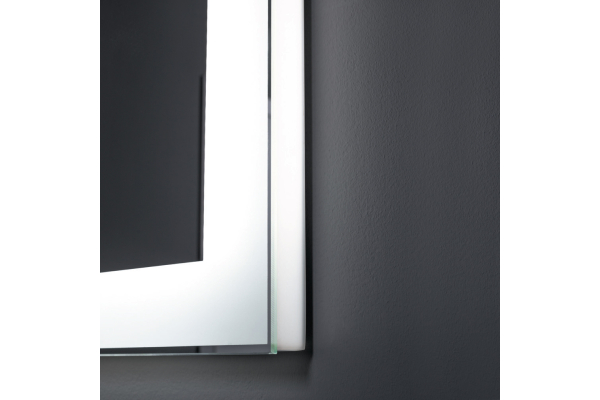 Зеркало Dreja Kvadro, 100x85 см, бесконтактный выключатель, LED-подсветка