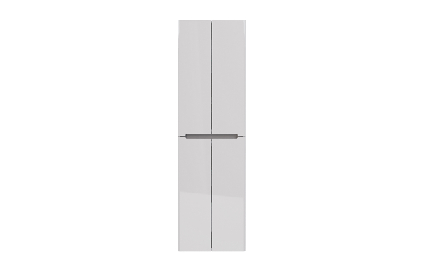 Пенал Lemark Buno 50 см подвесной/напольный, 4-х дверный, цвет корпуса, фасада: белый глянец 