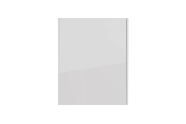 Шкаф Lemark Combi 60 см подвесной, 2-х дверный, цвет корпуса, фасада: белый глянец