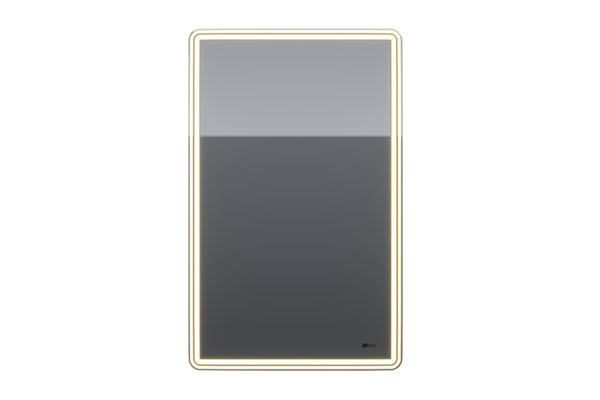 Шкаф зеркальный Lemark Element 50х80 см 1 дверный, петли справа, с подсветкой, с розеткой