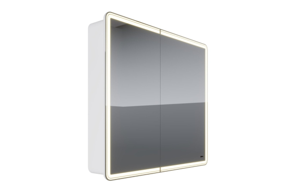 Шкаф зеркальный Lemark Element 90х80 см с подсветкой, с розеткой