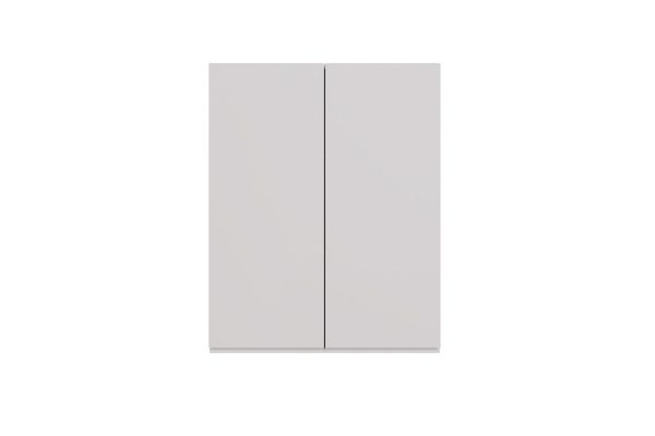 Пенал Lemark Veon 60 см подвесной, 2-х дверный, цвет корпуса, фасада: белый глянец