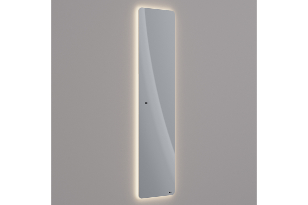 Зеркало Lemark Olsa 40х160 см с интерьерной подсветкой