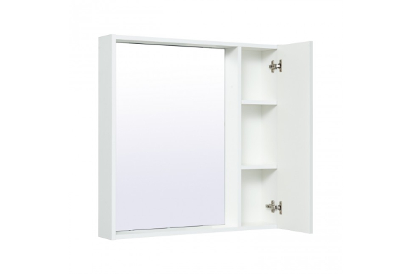 Зеркальный шкаф Runo Манхэттен 75, белый