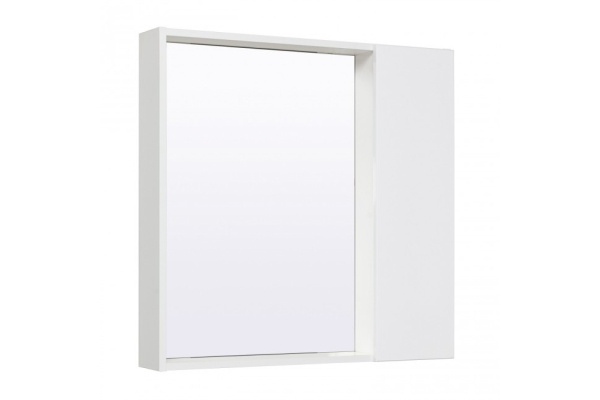 Зеркальный шкаф Runo Манхэттен 75, белый