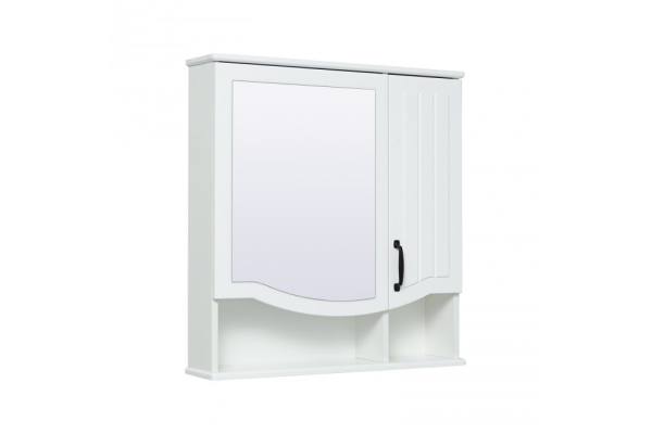 Зеркальный шкаф Runo Марсель 65, белый