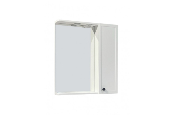 Зеркальный шкаф Runo Римини 65, белый