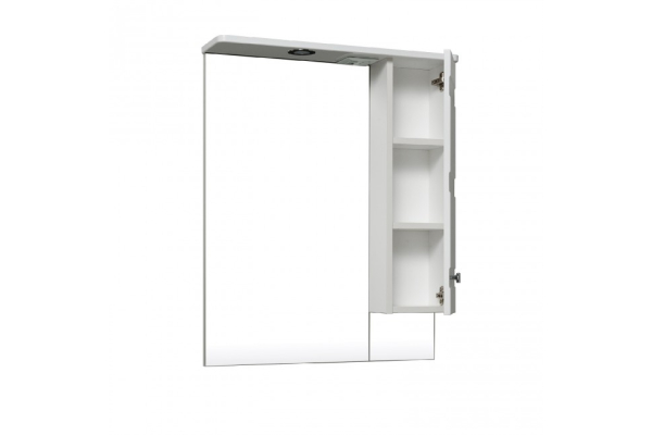 Зеркальный шкаф Runo Турин 65, белый