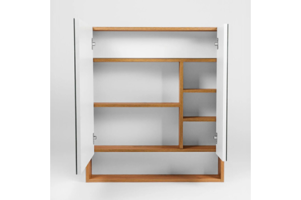 Зеркальный шкаф Viant Мальта 80 правый/левый без света графит 13,4х80х85