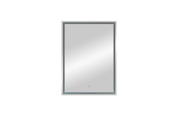 Зеркало-шкаф Alcora Comfort Led 600х800, правый, с розеткой, сенсор на зеркале