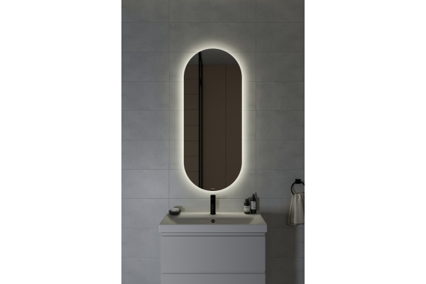 Зеркало Cersanit Eclipse smart 50x122 с подсветкой, овальное