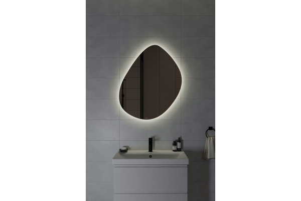 Зеркало Cersanit Eclipse smart 76x90 с подсветкой, органик