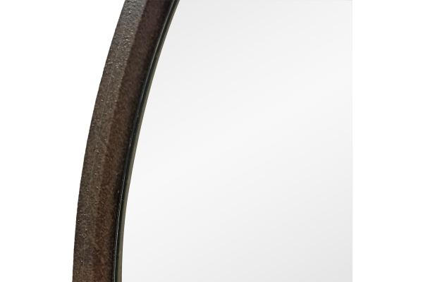 Зеркало Континент-НН Мун коричневый D 600 в МДФ раме