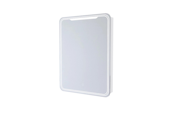 Зеркало шкаф Mixline Виктория 60х80 левый, сенсорный выключатель, светодиодная подсветка 547258