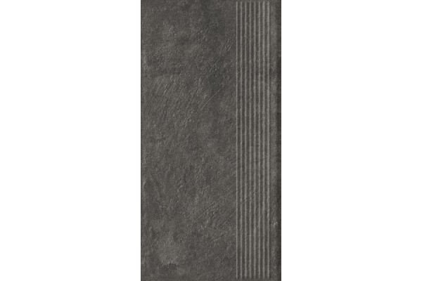 Ступень Ceramika Paradyz Carrizo Basalt Stopnica Prosta Struktura Mat B1a 30x60 (1,44)