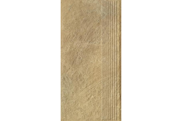 Ступень Ceramika Paradyz Eremite Beige Stopnica Prosta Struktura Mat 30x60 (1,44)