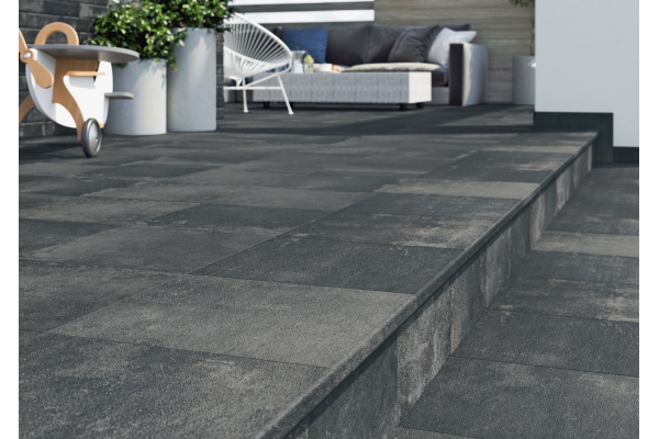 Плитка базовая Ceramika Paradyz Viano Antracite Klinkier 29,5х29,5 (1,22)