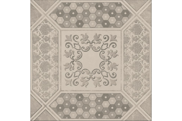 Напольная плитка Click Pulpis Grey Decor 60x60
