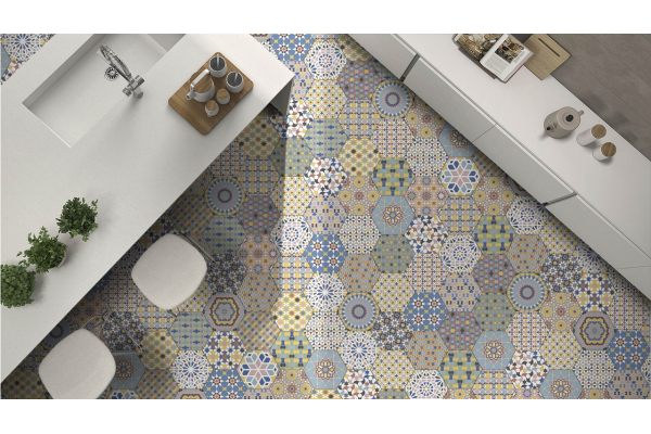 Керамогранит Codicer Hexagon Kasbah Mix Colors 22x25