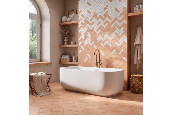 Керамогранит DNA Bow Off White Gloss 5,2х16 (85 шт/0,712/0,008 м2)