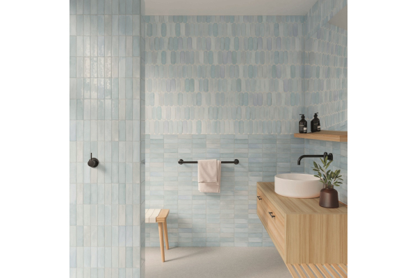 Плитка DNA Calema Oval White Gloss 5,2х16 (85 шт/0,712 м2)