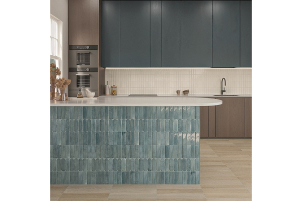 Плитка DNA Calema Oval White Gloss 5,2х16 (85 шт/0,712 м2)