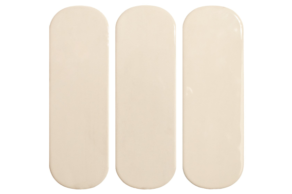Плитка DNA Calema Oval White Gloss 5,2х16 (85 шт/0,712 м2)