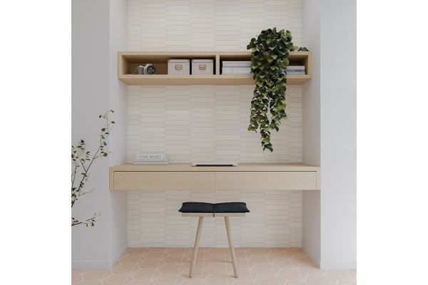 Плитка DNA Candy Crayon White 4,3х24,3 (23 шт/0,22/0,01 м2)